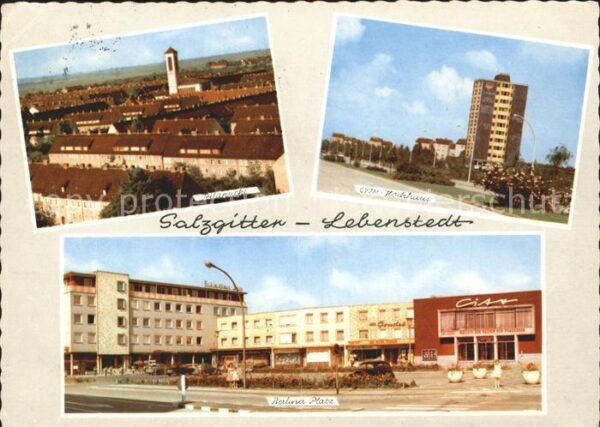 Lebenstedt Teilansicht Hochhaus Berliner Platz