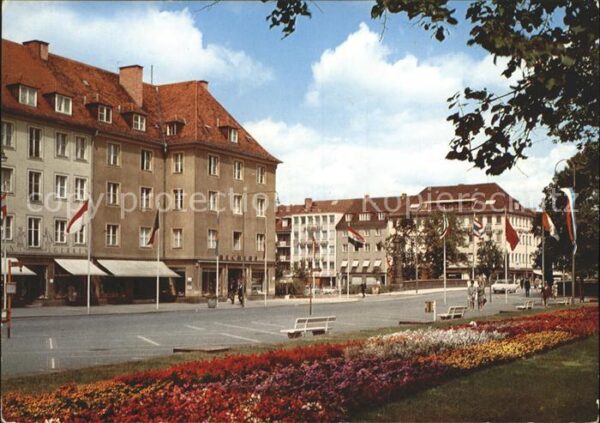 Bayreuth Luitpoldplatz Fahnen