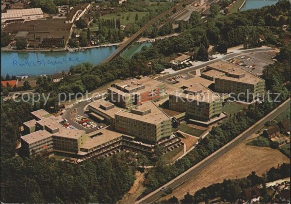 Kettwig Fachklinik Rhein Ruhr Fliegeraufnahme