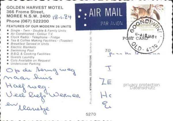 Moree Australia Golden Harvest Motel Swimming Pool – Bild 2