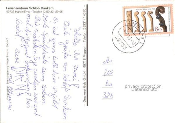 Haren Ems Ferienzentrum Schloss Dankern Fliegerau – Bild 2