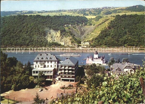 Kaub DVJM Westbund Haus Elsenburg Rheinfähre
