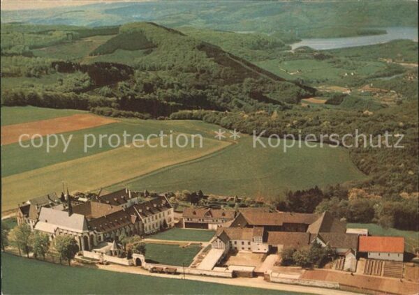 Heimbach Eifel Abtei Mariawald Fliegeraufnahme