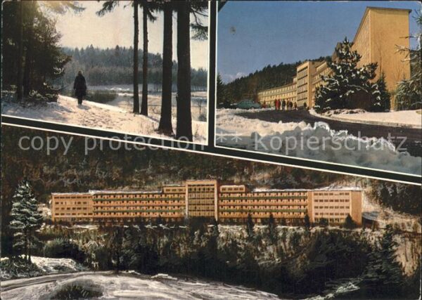 Bad Staffelstein Sanatorium Lautergrund im Winter