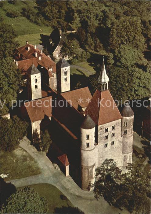 Freckenhorst Stiftskirche 12. Jhdt. Fliegeraufnahme