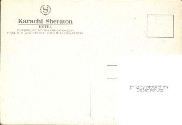 Karachi Sheraton Hotel – Bild 2