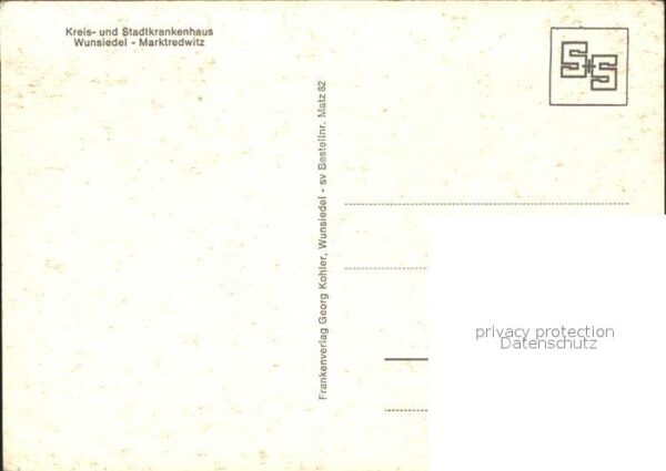 Marktredwitz Kreis und Stadtkrankenhaus – Bild 2