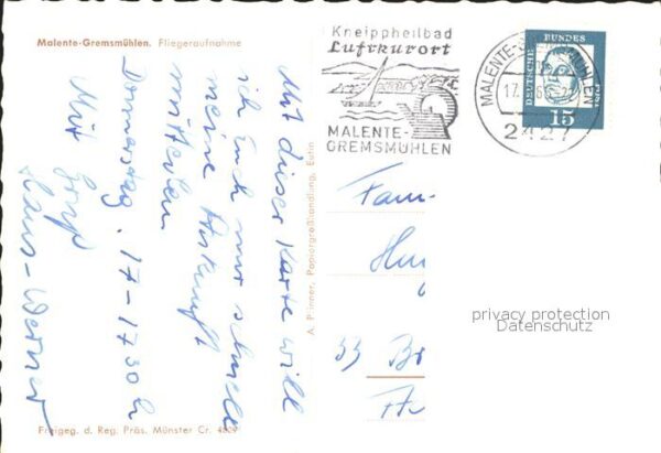 Gremsmuehlen Fliegeraufnahme Kneippheilbad Luftkuror – Bild 2