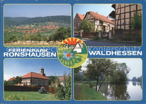 Ronshausen Ferienpark Uferpartie am Fluss