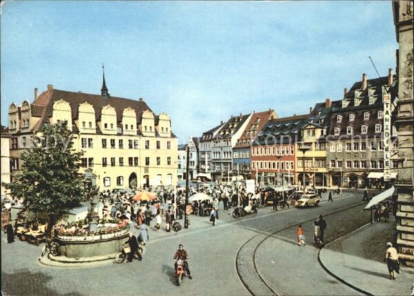 Naumburg Saale Wilhelm Pieck Platz Brunnen