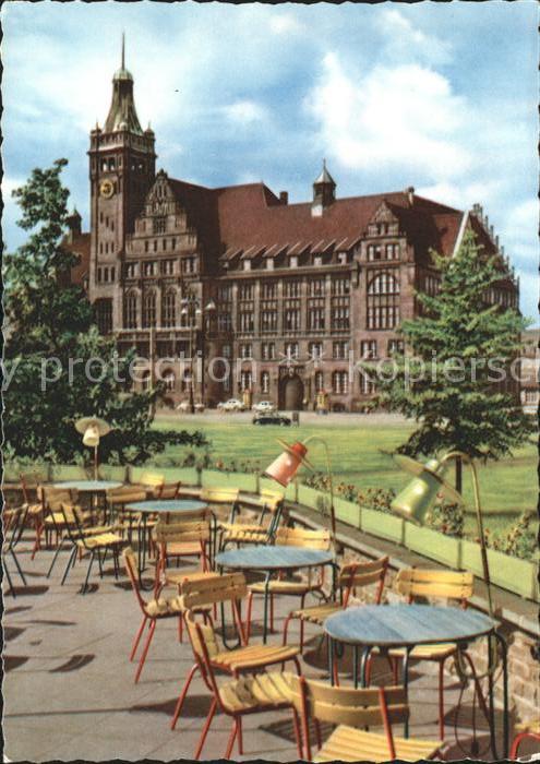 Karl-Marx-Stadt Blick zum Rathaus