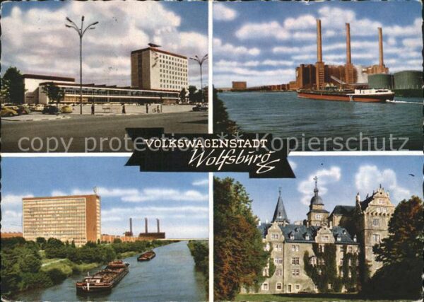 Wolfsburg Volkswagenstadt Autoindustrie Frachtkah