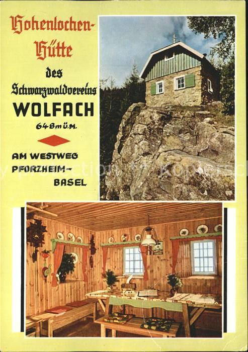Wolfach Hohenlochenhütte Schwarzwaldverein