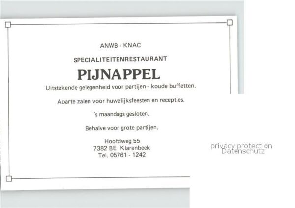 Klarenbeek Restaurant Pijnappel – Bild 2