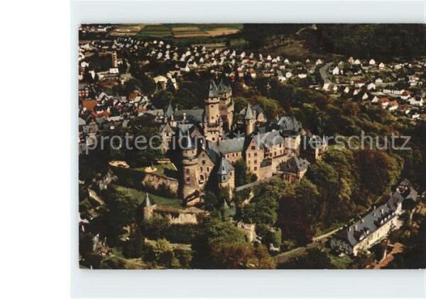 Braunfels Schloss Fliegeraufnahme