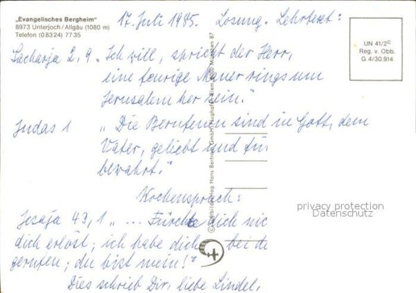 Unterjoch Evangelisches Bergheim Fliegeraufnahme – Bild 2