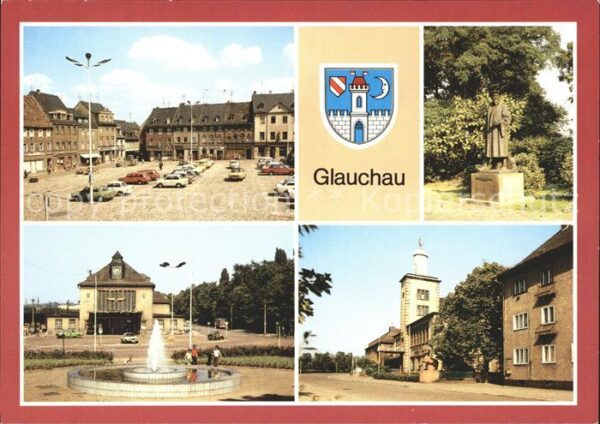 Glauchau Agricoladenkmal Bahnhofsvorplatz Betrie