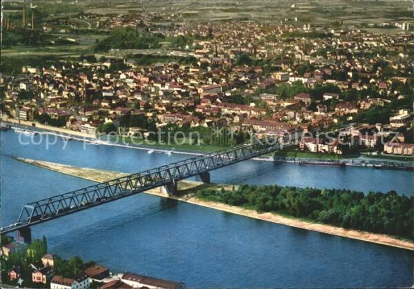 Neuwied Rhein Fliegeraufnahme
