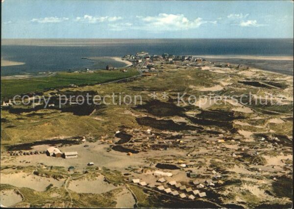 Amrum Campingplatz Fliegeraufnahme