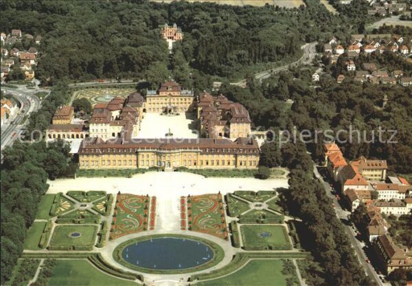 Ludwigsburg Fliegeraufnahme Residenzschloss Schloss