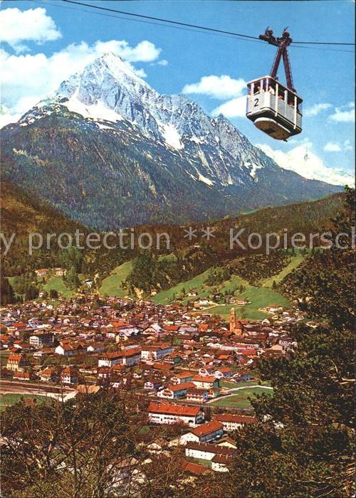 Mittenwald Bayern Karwendel-Seilbahn Wettersteinspitze Al