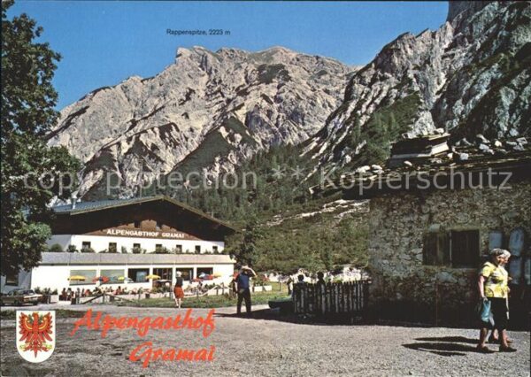 Pertisau Achensee Alpengasthof Gramai Rappenspitze Karwen
