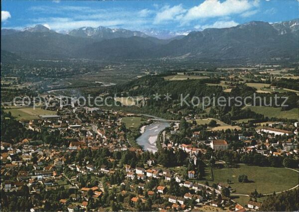 Bad Toelz Isartal Fliegeraufnahme