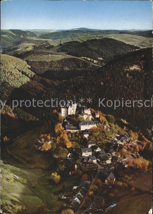 Burg Lauenstein Frankenwald Fliegeraufnahme