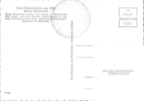 Bad Reichenhall Sole-Hebemaschine Saline – Bild 2