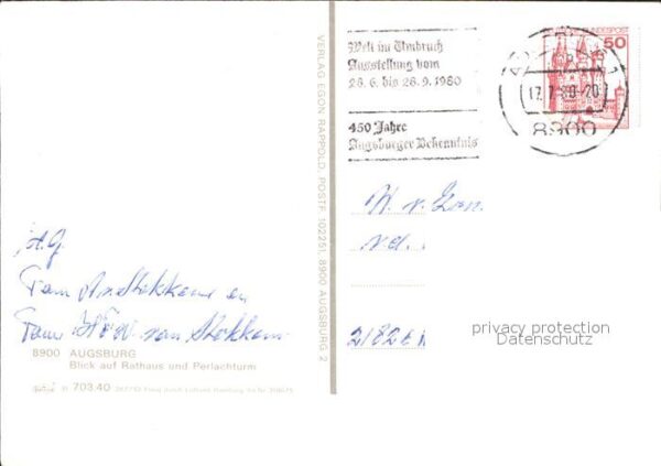 Augsburg Rathaus Perlachturm Fliegeraufnahme – Bild 2