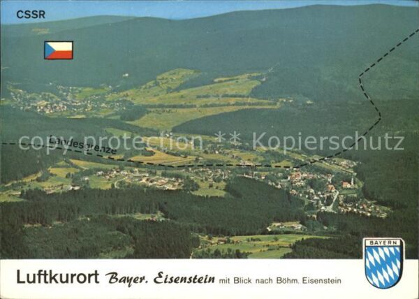 Bayerisch Eisenstein Landesgrenze CSSR