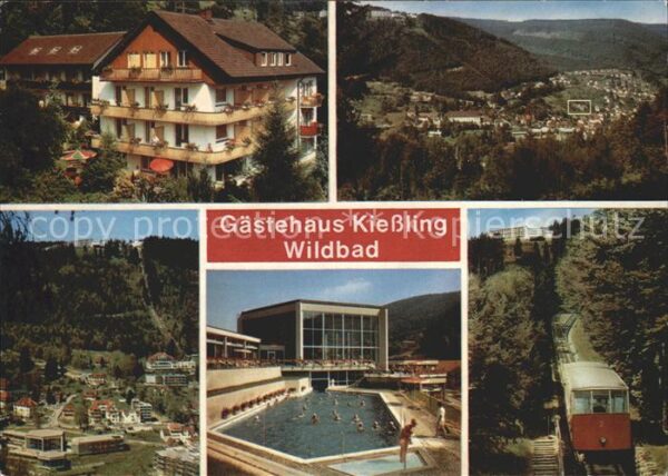 Wildbad Schwarzwald Gästehaus Kiessling Zahnradbahn