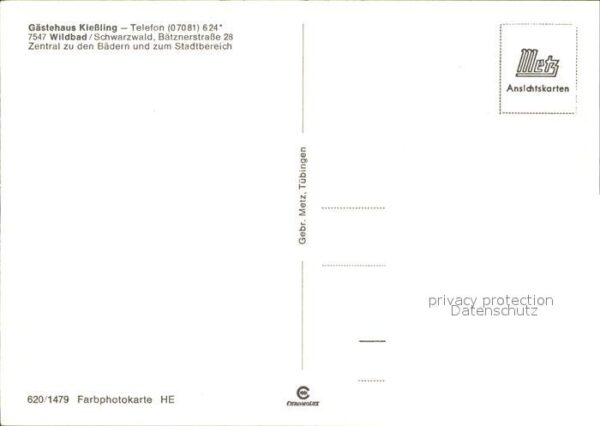 Wildbad Schwarzwald Gästehaus Kiessling – Bild 2