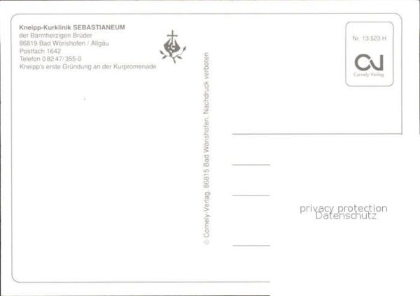 Bad Woerishofen Kneipp-Kurklinik Sebastianeum – Bild 2