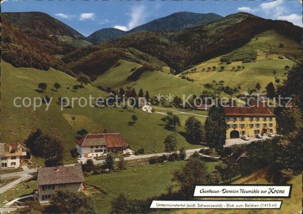 Untermuenstertal Gasthaus-Pension Neumühle zur Krone