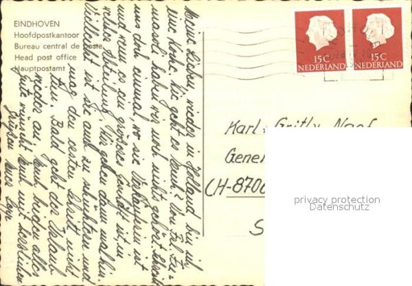 Eindhoven Netherlands Hoofdpostkantoor Hauptpostamt – Bild 2
