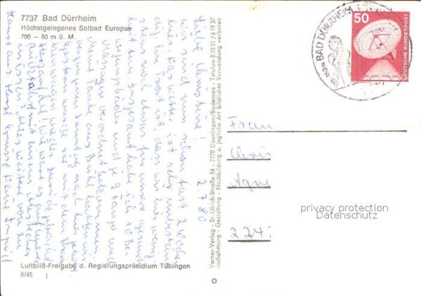Bad Duerrheim Fliegeraufnahme – Bild 2