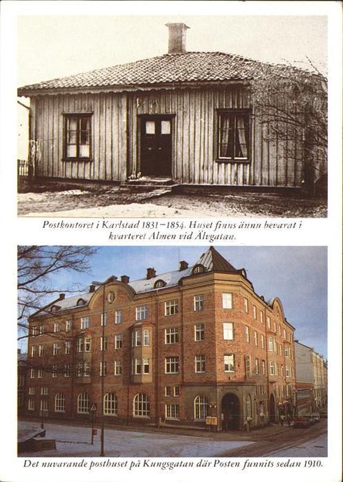 Karlstad Varmlands Lan Postkontoret 1831-1854 Almen vid Älvgat