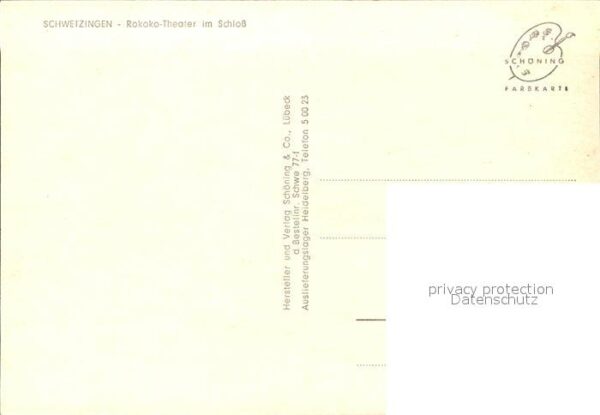 Schwetzingen Rokoko-Theater Schloss – Bild 2