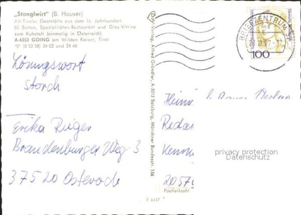Going Wilden Kaiser Tirol Gaststätte Stanglwirt – Bild 2
