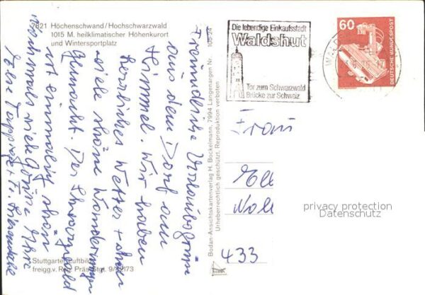 Hoechenschwand Fliegeraufnahme Feldberg – Bild 2