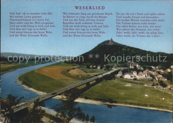 Porta Westfalica Wittekindsberg Denkmal Kaiser Wilhelm I