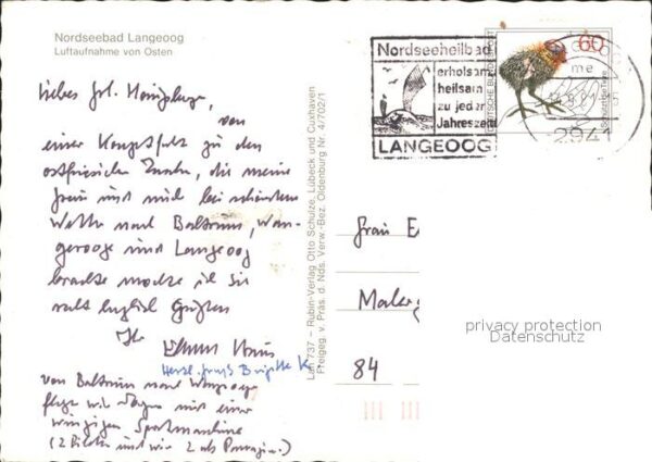Langeoog Nordseebad Fliegeraufnahme – Bild 2