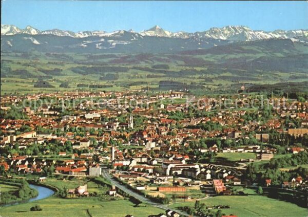 Kempten Allgaeu Fliegeraufnahme