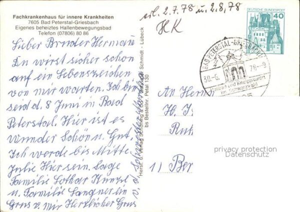 Bad Peterstal-Griesbach Fachkrankenhaus Sophien-Quelle – Bild 2