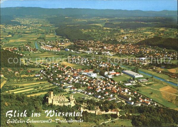 Loerrach Wiesental Burgruine Rötteln