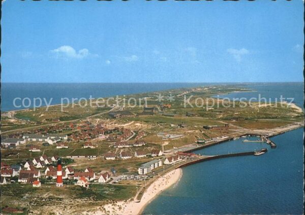 Hoernum Sylt Fliegeraufnahme Hafen