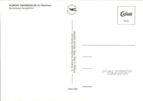Hahnenklee-Bockswiese Harz Bocksberg-Bergstation – Bild 2