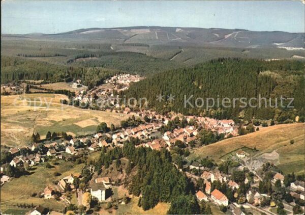 Altenau Harz Fliegeraufnahme