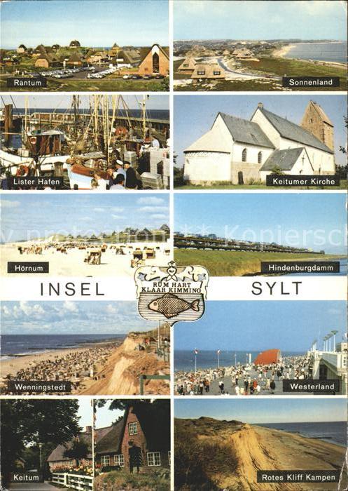 Insel Sylt Rantum Sonnenland Lister Hafen Rotes Kl